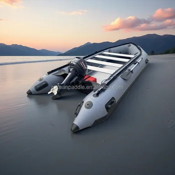 High Quality 4M Inflatable Boats PVC Boat Combat Rubber Raiding Craft for Fishing & Racing