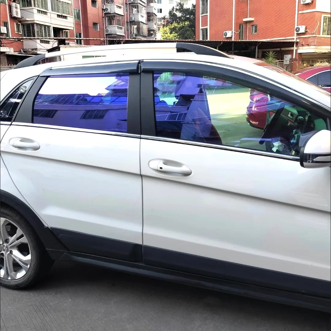 Тонировка logis Съемная Черная супер темная 100 процентов умная нано Солнечная Светоотражающая тонировка для автомобильной оконной