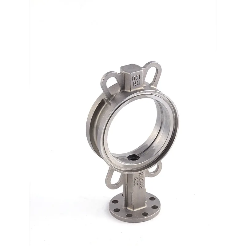 Multifunctional use sand casting valve body with machining service oil butterfly valve accessories c