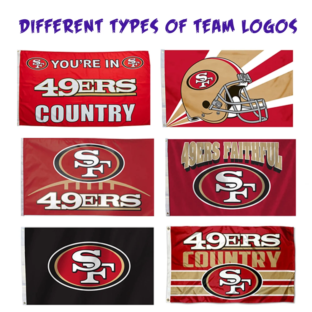 San Francisco 49ers Football Flag Welcome to 49ers Country 90x150cm 3x5ft  Banner