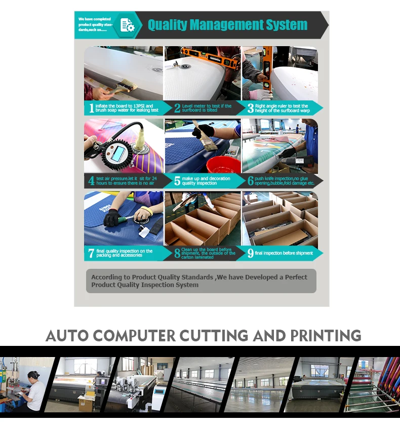 Pic Board Customized Stand Up Surfing Sup Surfboard Sap Inflatable