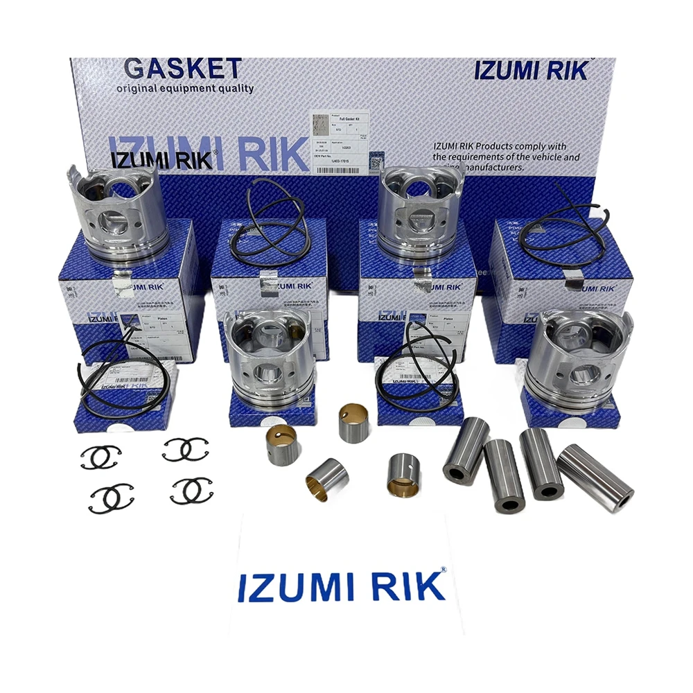 IZUMI RIK A498BT1 A498BZG B490B Piston & Piston Ring Set for Xinchai Wholesale Engine Parts