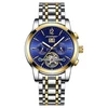 6 Glod Case Blue Dial