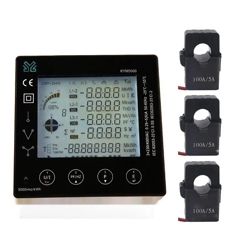 Modbus RS485 Three Phase Power Meter - Precision & Efficiency