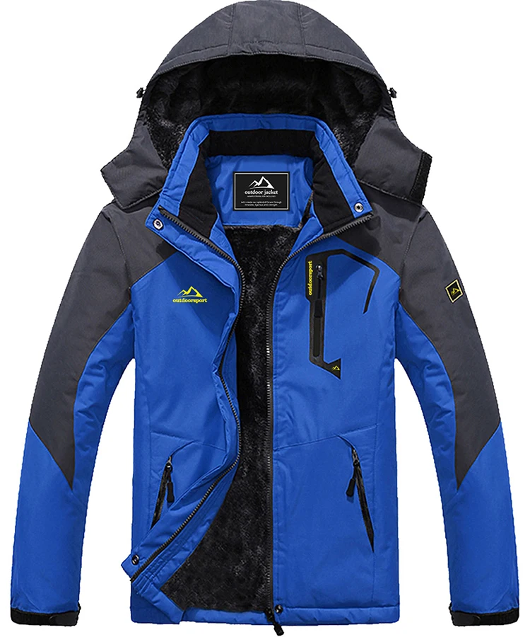 With Armour Men's Water Resistant Polar Fleece Lined Hooded