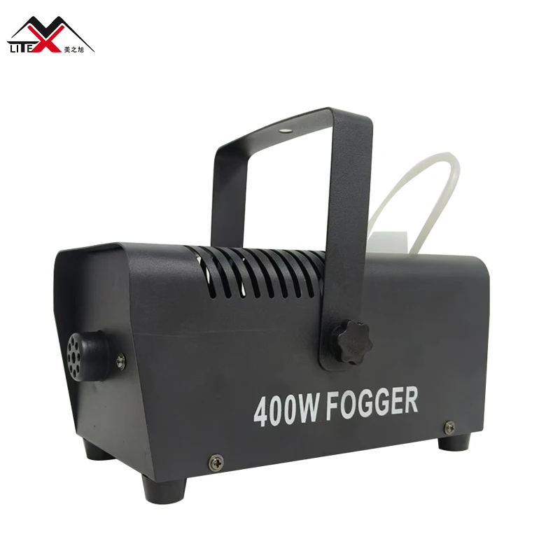 Remote Control 400W Portable Fog Machine  with Led RGB Color Mini Smoke Machine for Wedding/Party/Festivle