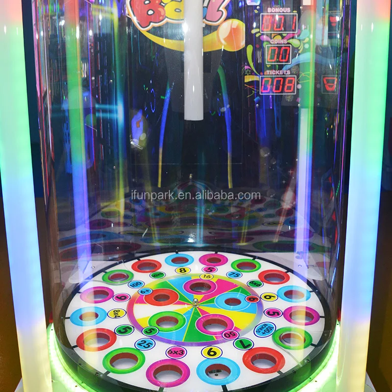 Bouncing Ball Arcade Game Coin Operated Redemption Lottery Jumping Balls Arcade Game Machine for Game Center