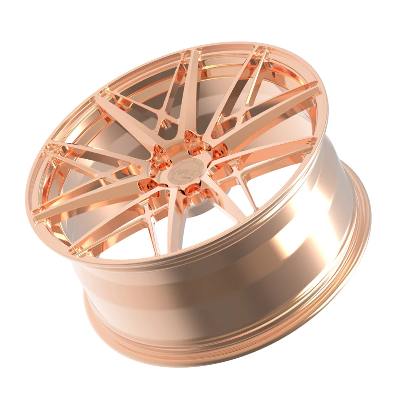 カスタマイズされたスタイルカラーポリッシュローズゴールドホイール