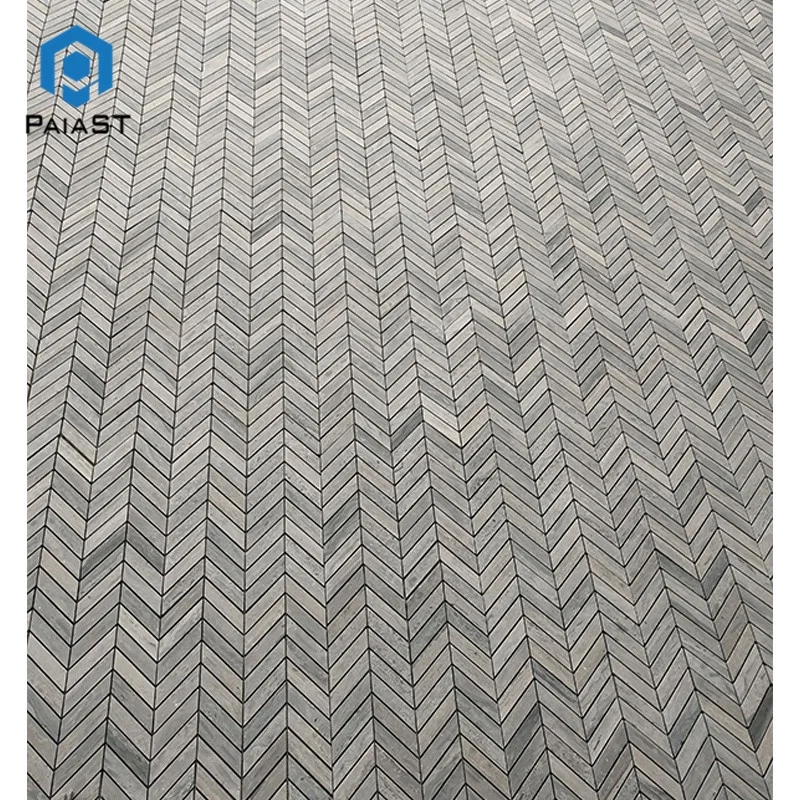 कारखाना मूल्य हेरिंगबोन मोज़ेक टाइल्स स्विम पूल के लिए, चीन में निर्मित होन्ड नीले लाइमस्टोन मोज़ेक फ्लोर टाइल, मोज़ेक पूल टाइल