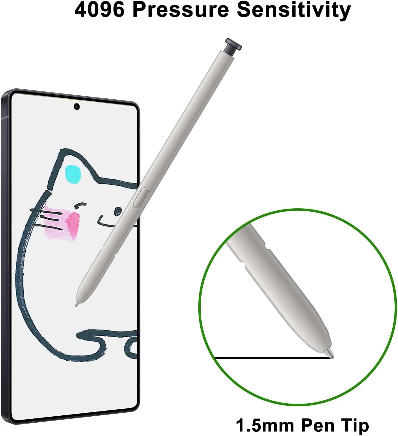Replacement S Pen for Galaxy S25 Ultra 5G Replacement Stylus Pen (EJ-PS938BBEGUJ)