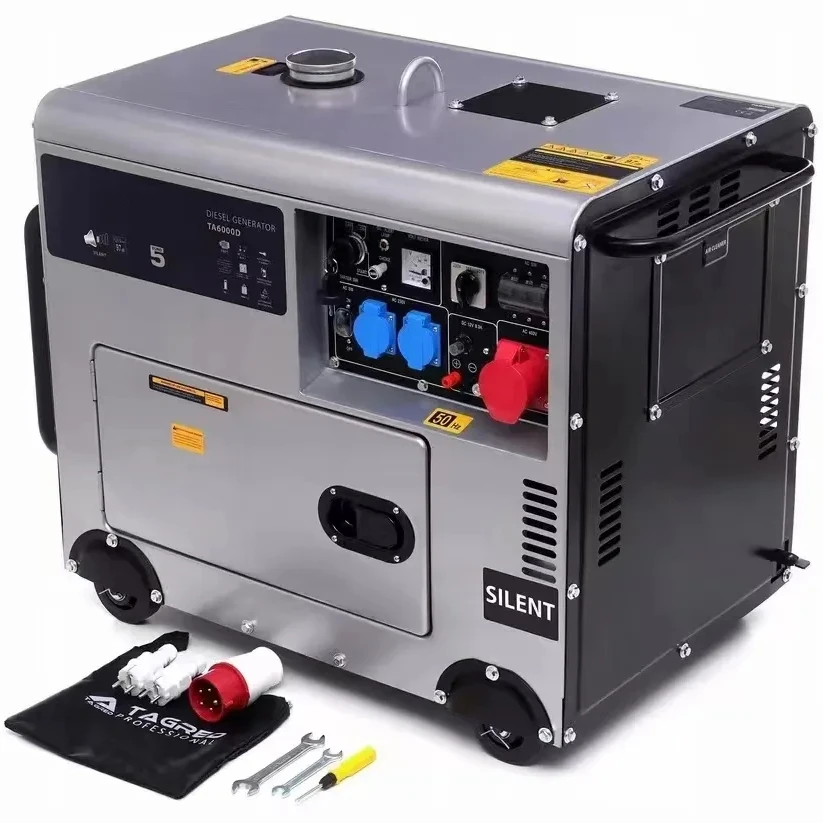 3kva 5kva 6kva 8kva 10kva Diesel-Stillgenerator 10kw 15kw 20kva Leise Generatoren Schalldurchlässiger Stromerzeuger Mit ATS Automatikstart