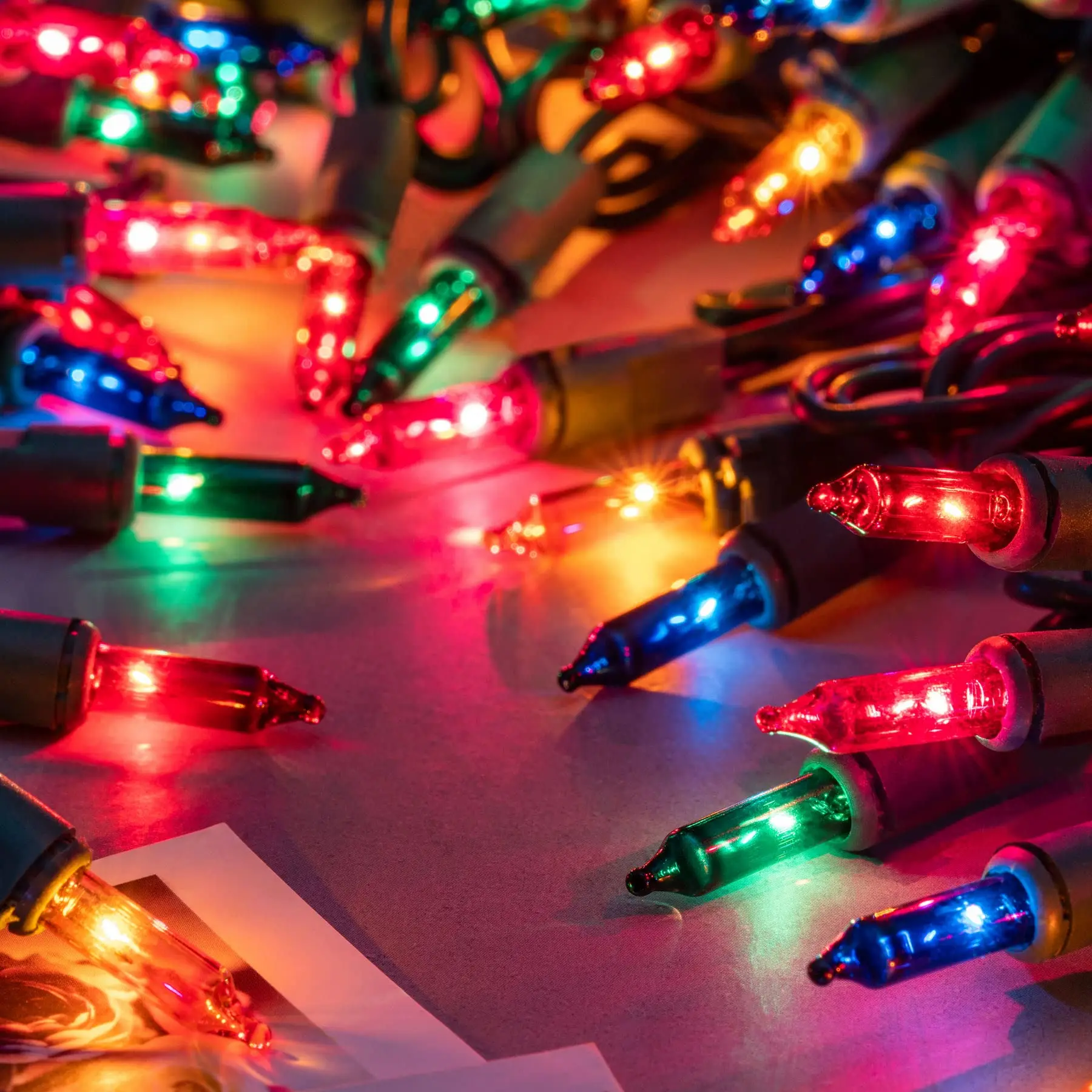 Twinkle Multi Color Christmas Mini String Lights 20 Feet 100 LEDs for Holiday Tree Decoration Indoor Outdoor Fairy UL Certificat