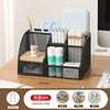 Seven-compartment pen holder - Lan Ye Hei