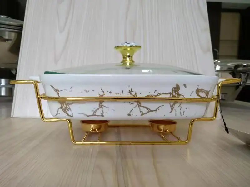 L4131a Catering Equipment Buffet Food Warmer Container With Ceramic