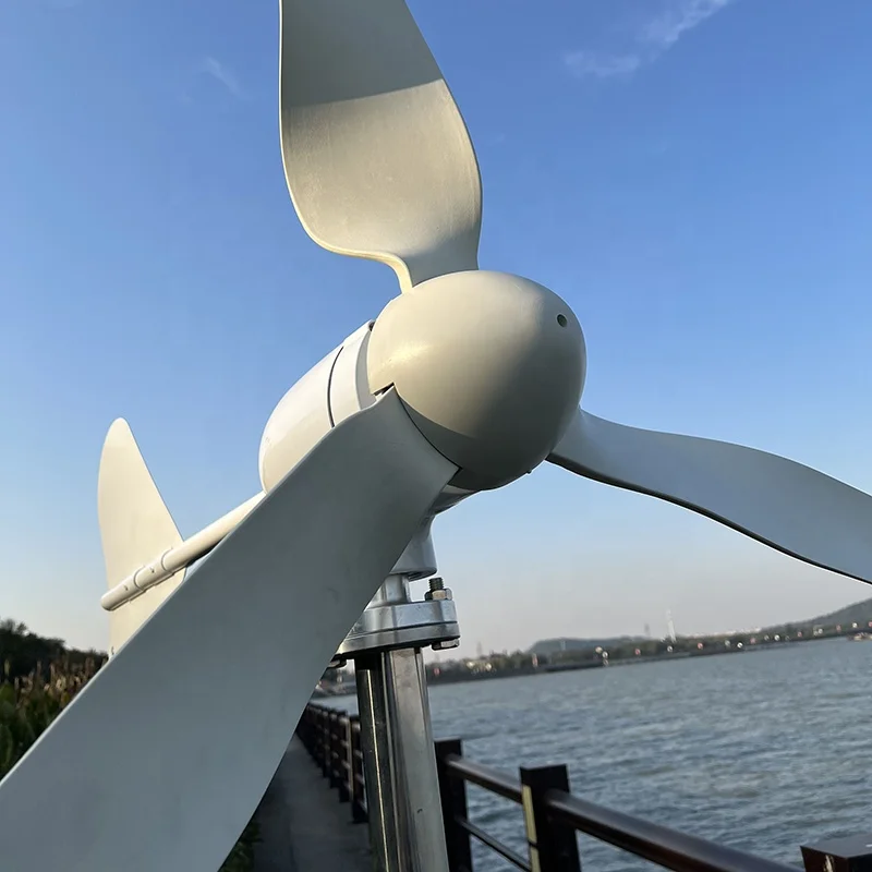 Small Windmill 12V 24V 200W Horizontal Axis Wind Turbine For Street Lighting - Wind Generator, Wind Energy Generator