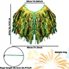 Large-size Gold Green Tinsel Cape