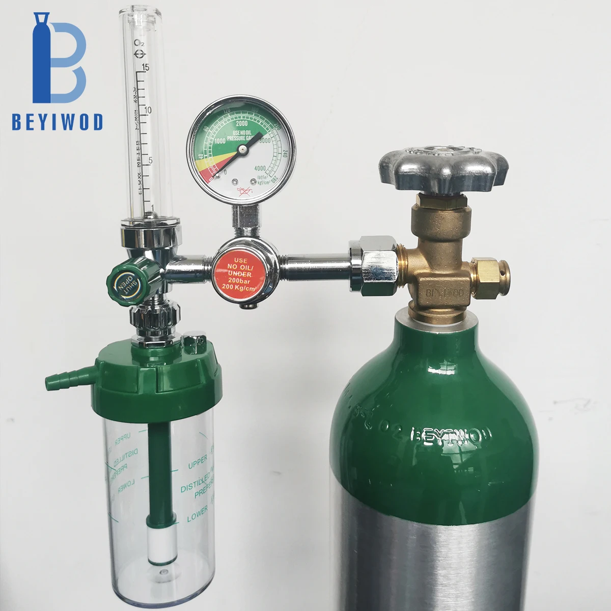 product high quality beyiwod 1 15 lpm 15 liter 150bar medical oxygen regulator for aluminum cylinder-3