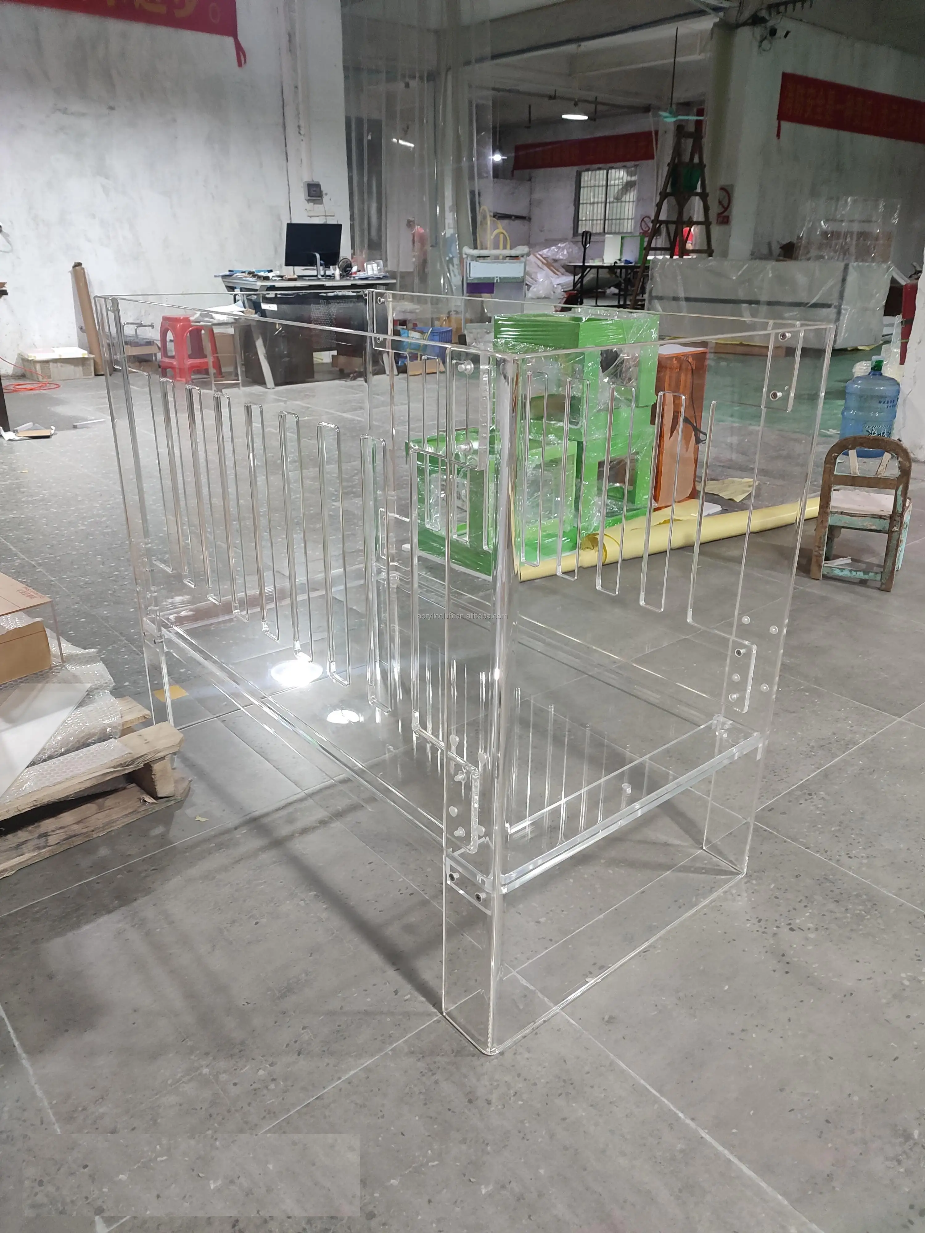 Acrylic Baby Crib Factory Custom Clear Acrylic Baby Bed Crib Cot Lucite