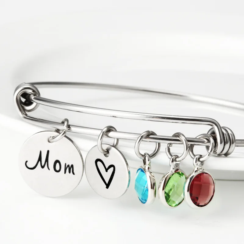 Colors Birthstone Charms Bracelets 