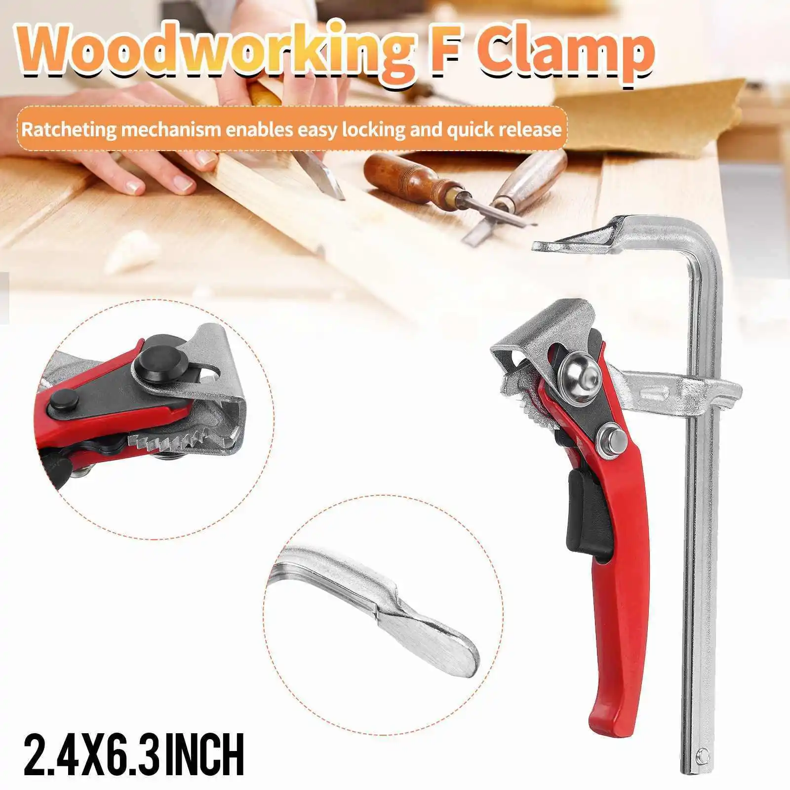 Pince De Type Poussoir 305E Avec Base à Bride, Pince à Bascule De 42mm Pour Temps De Ventouse, Maintien Au Travail, Pinces, Très Adapté Pour Tenir Rapidement La Tôle Métallique Ou Les