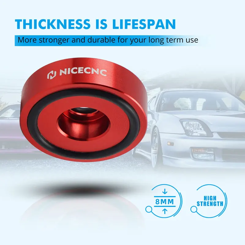 Nicecnc Valve Cover Washer Seal Bolt Nut Anodized For Honda Prelude