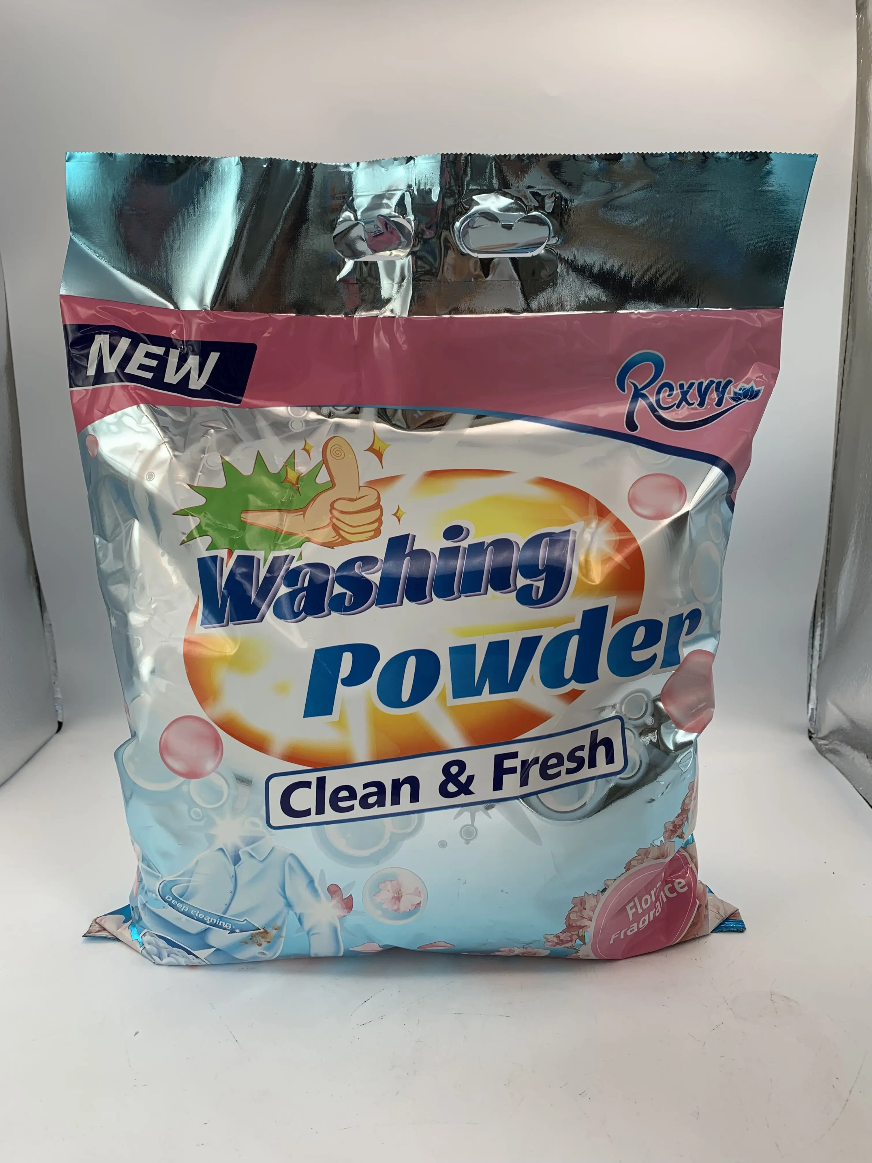 High Quality 3kg Lemon Bag Ecofriendly Effective Washing Powder