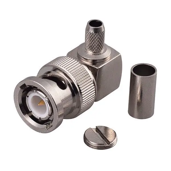 RF Application BNC Male Connector for RG223 Cable