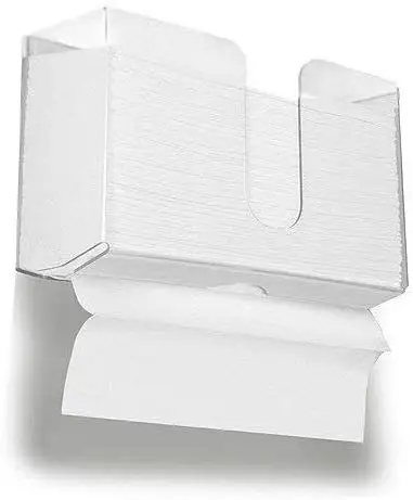 Clear Plastic Paper Towel Holder For Multi And C-Fold Towels - 10