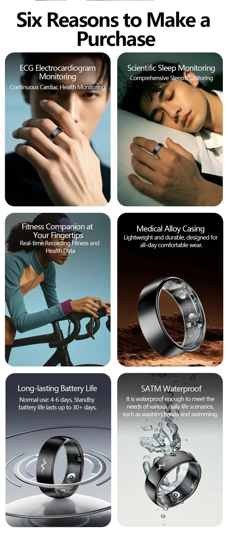 2025 New Q520 ECG Smart Health Ring Heart Rate Blood Oxygen Blood Pressure Body Temperature Monitor 5ATM Waterproof Smart Ring  (4).jpg