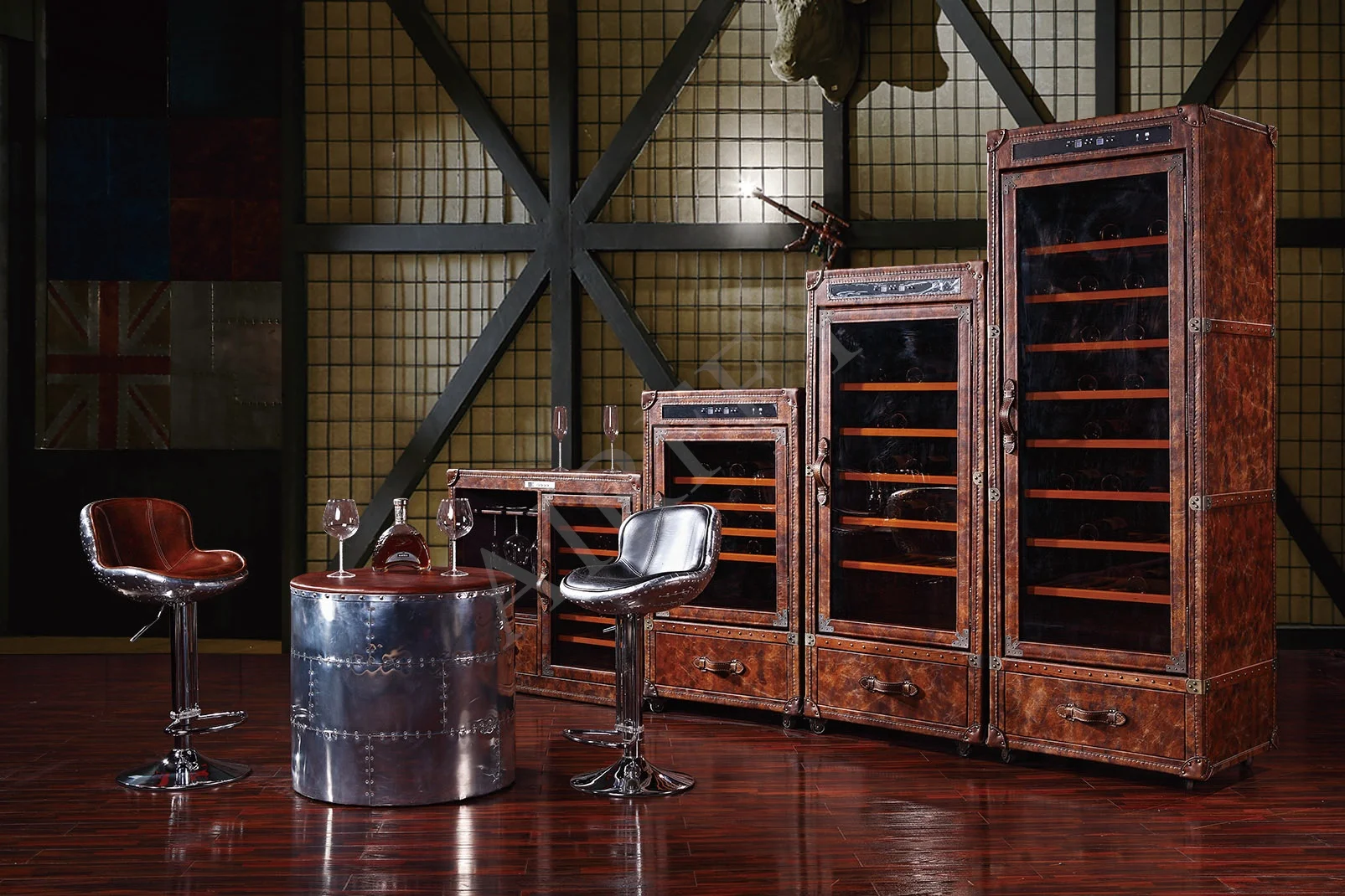 Vintage Commercial Bar Furniture Set Wine Cooling For Home