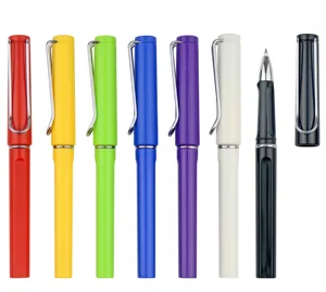 Custom Logo and Engraved Text Advertising Pens for Business Meetings and Gifts 0.5mm Plastic Material