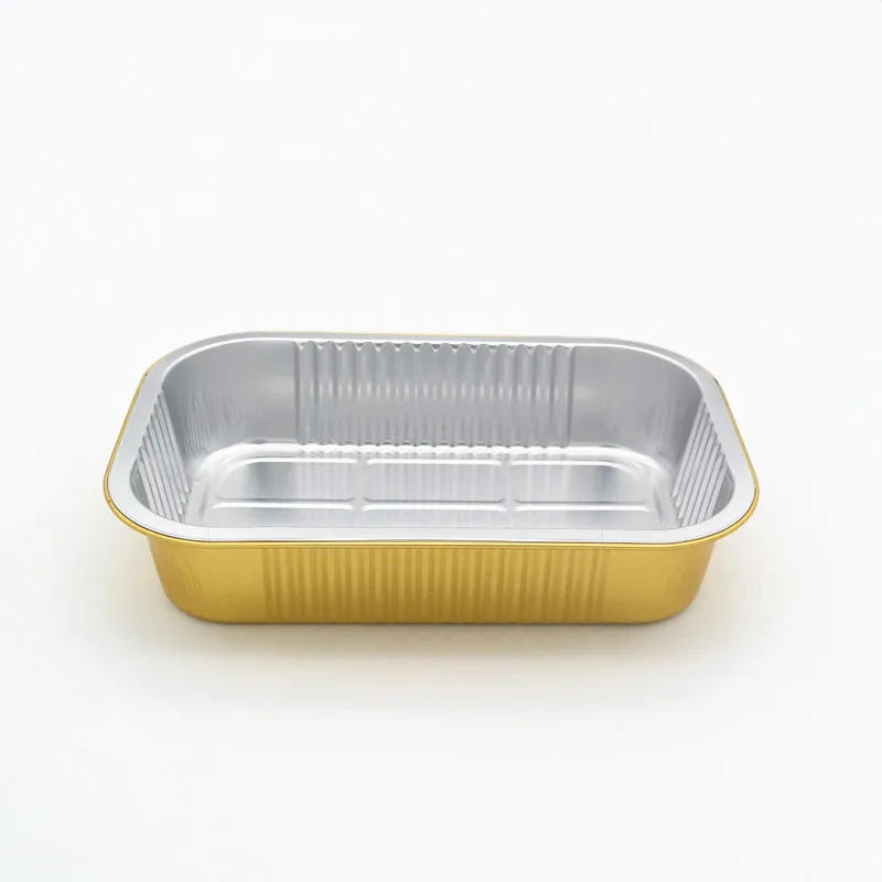 TIA C1000 High Cost Effectiveness 8.5 Inch square Box Foil Aluminum Box Container  Foil Box