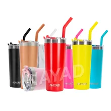 NAYAD New Design 22oz Double Wall 304 Stainless Steel Flask Vacuum Water Bottle For Outdoor