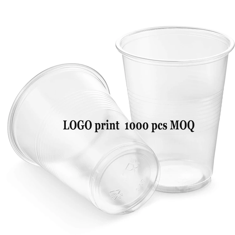 Factory Direct Sales Disposable Plastic Cups Transparent Plastic Drink Cups Custom Plastic Cups