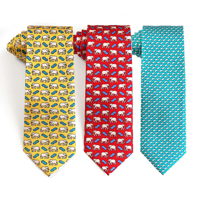 animal pattern ties
