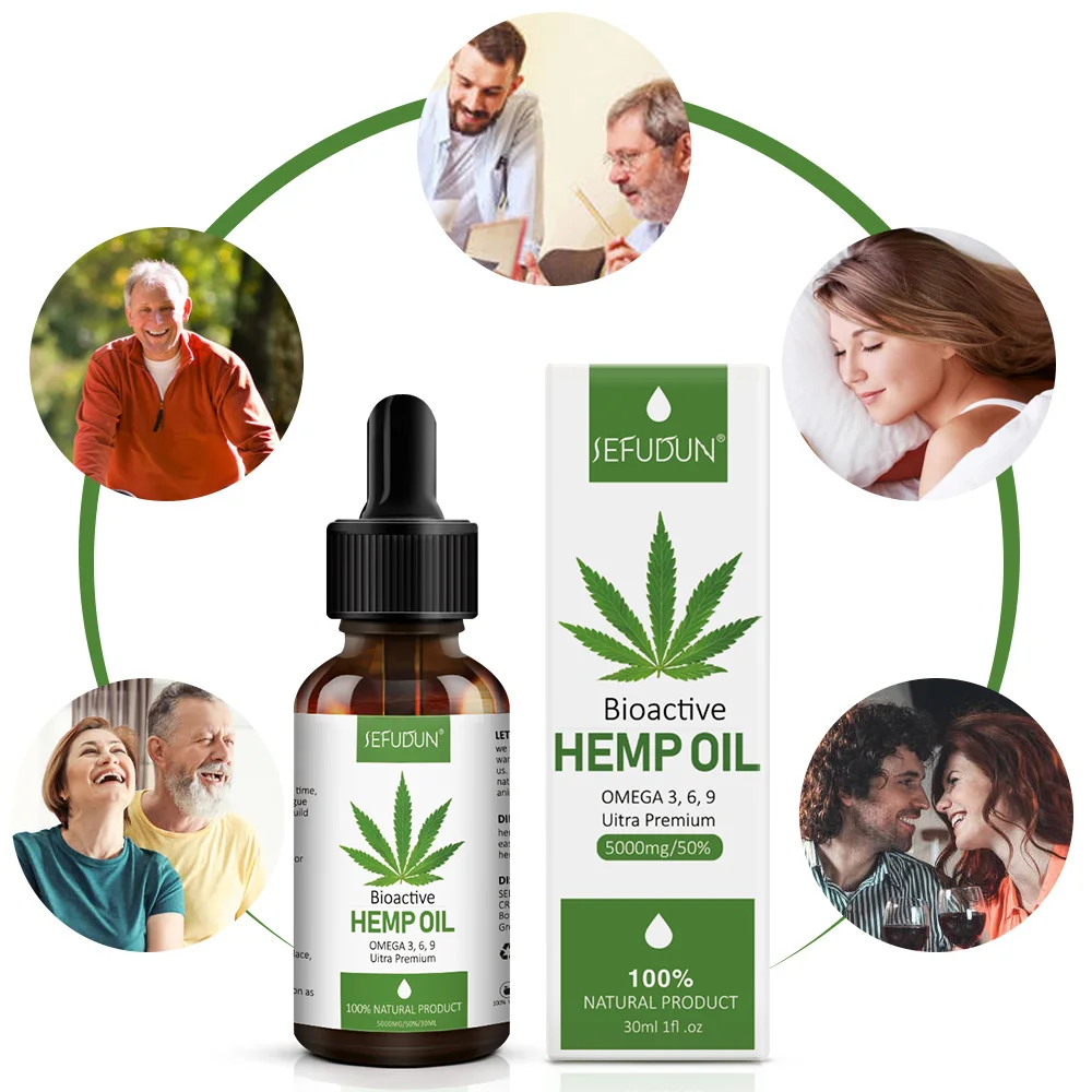 Sefudun 5000mg Hemp Essentialn Oil,Skin Body Care Anti Aging Relieve