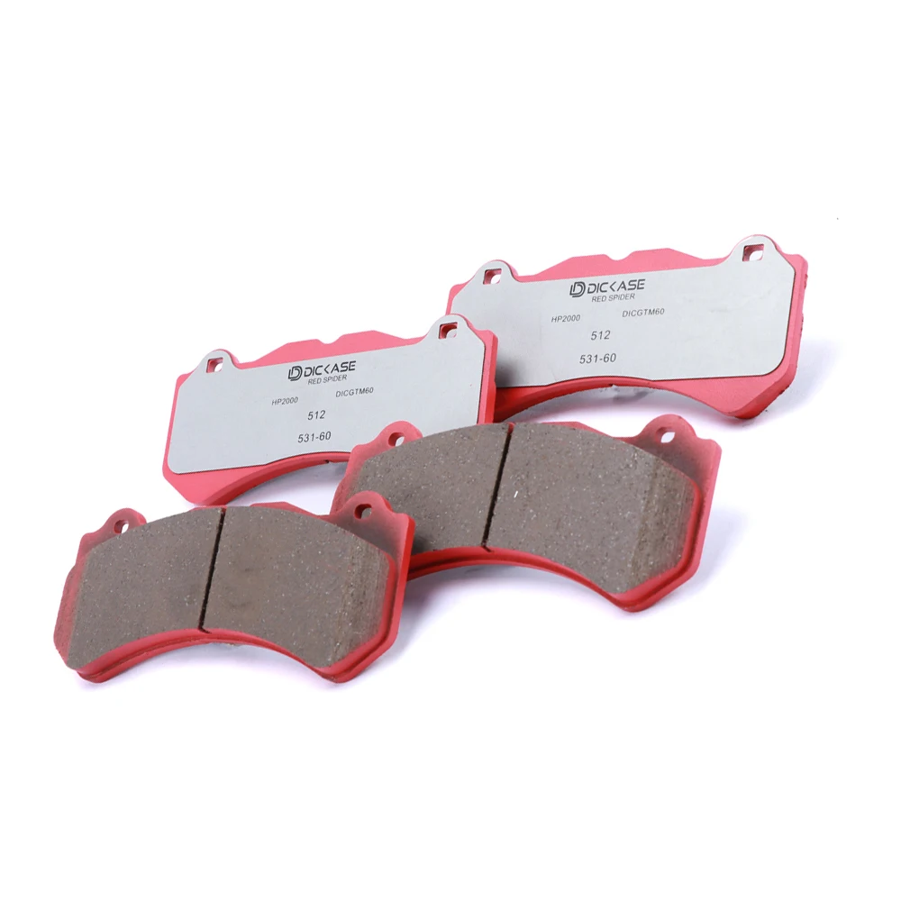 high temperature resistance brake pads friction coefficient pad upgrade for subaru WRX