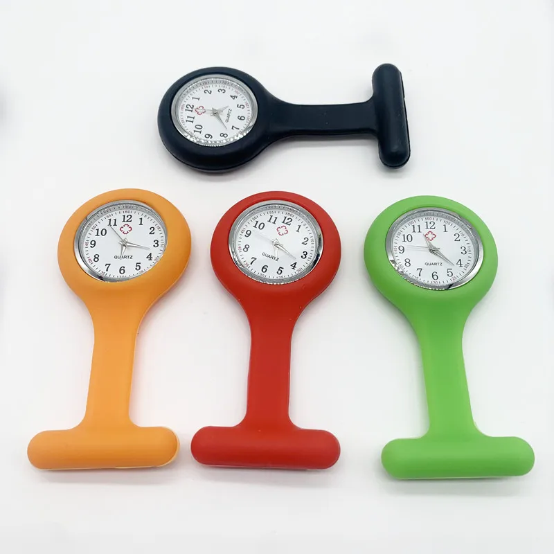 Wholesale Custom Brand Pocket Nurse Watch Promotional Gift Digital Nurse Watch Fob Silicone