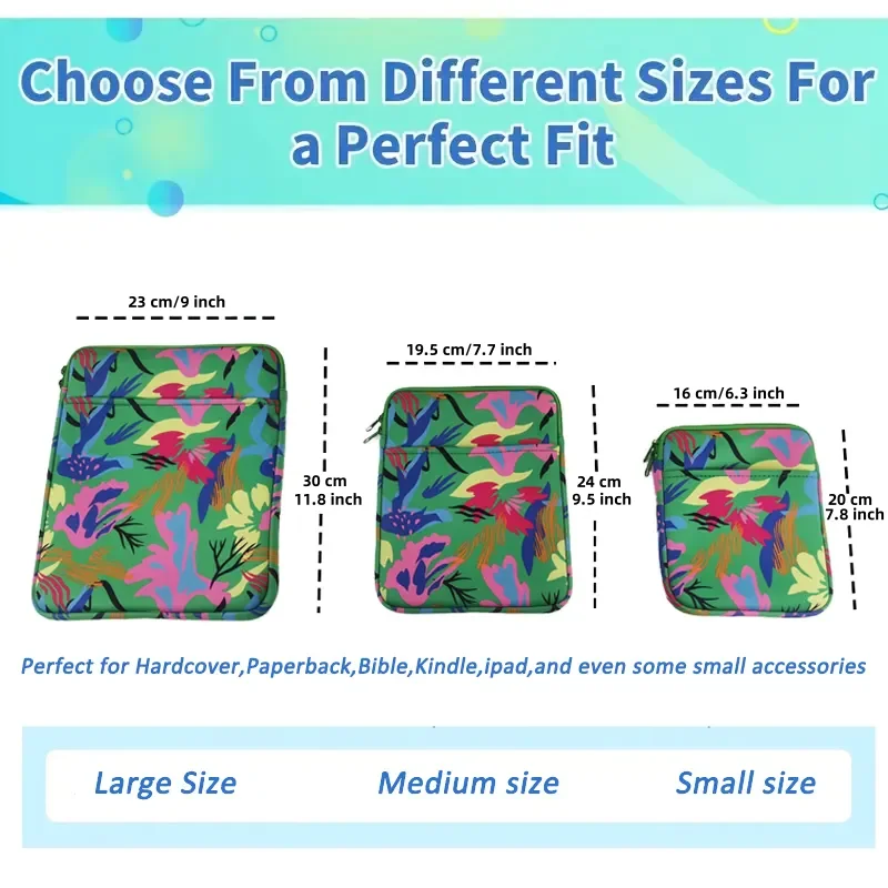 Sublimation Custom Neoprene Laptop Bag with Pocket Waterproof Kindle Case Laptop Case Neoprene Book Sleeve for School