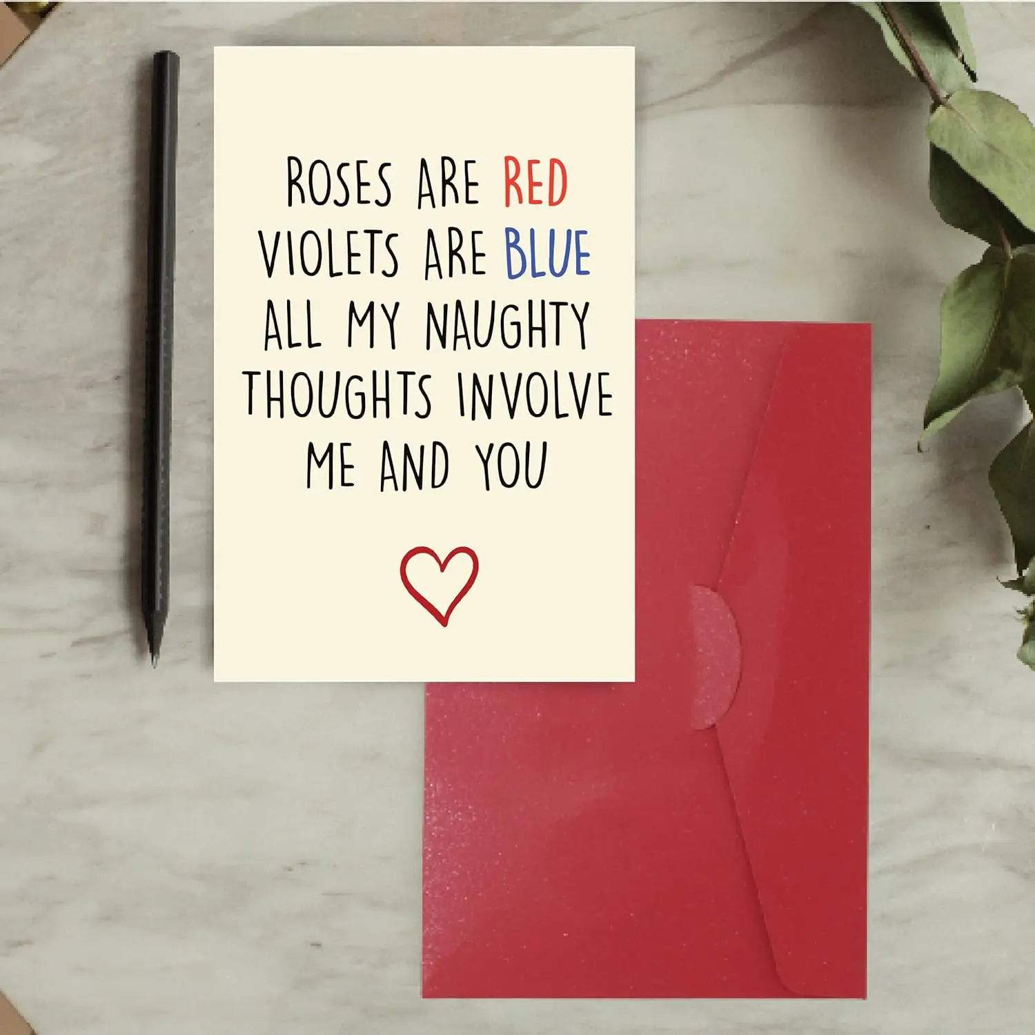 Funny Greeting Card with Envelope Custom Anniversary Romantic Birthday Card Hilarious Gifts