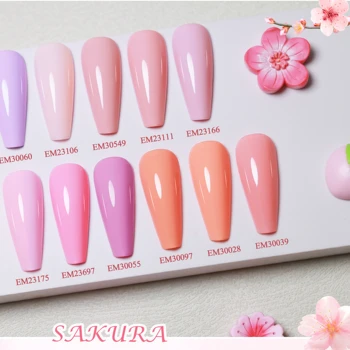 CCO Factory Colors Nails  15 ml Private Label Salon  Sakura Japan  Colors Uv Gel Polish