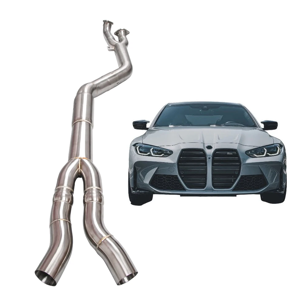 Kyostar 3.5 Inch S58 G80 M3 Single Midpipe For 2020+ BMW M4 G82 G83 M3 G80 Resonated Midpipe