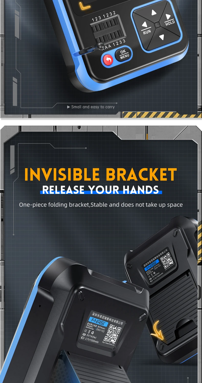 DSO-TC3 Oscilloscope 3 in 1 Transistor Tester Multi-function Multimeter Diode Portable Digital Oscilloscope