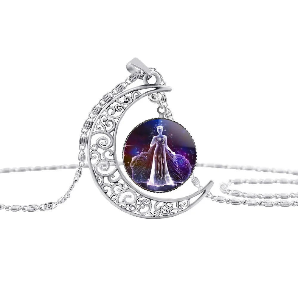 Buy 12 Zodiac Glass Cabochon Pendant 