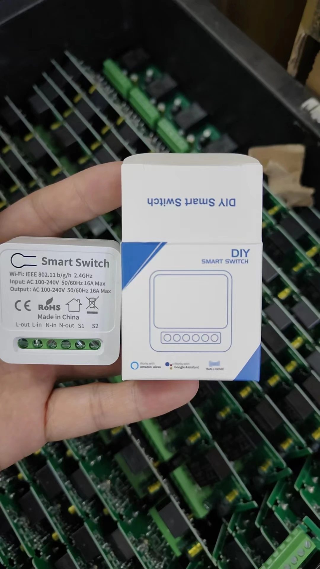 Esp8266 Alexa Tasmota SIXWGH Smart Switch Mini Breaker Module For