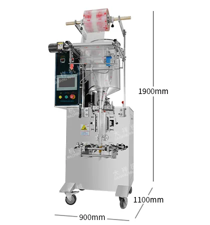 Automatic DXB-100J Multi-Function 30-60bags/Min Cream Jam Tomato Paste Honey Shampoo Liquid Sachet Packing Machine supplier