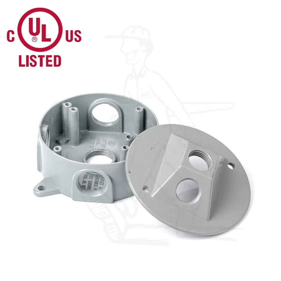 Round Weatherproof Outlet Box