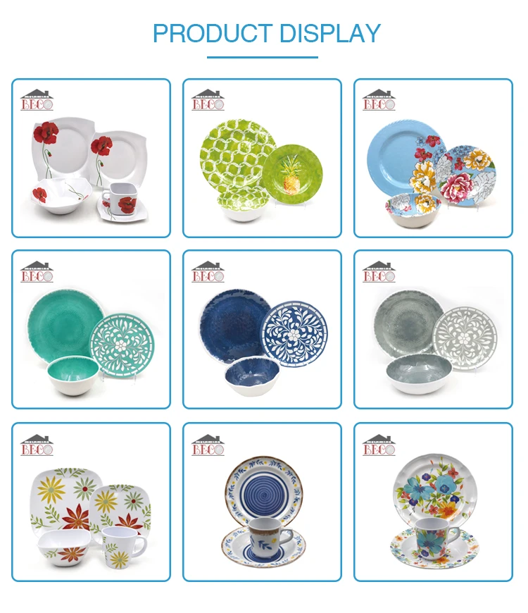 Making Melamine Charger Plates Rectangular Fancy Plastic Decorative Hot Pretty Modern Dish Dinner Plate