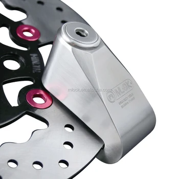 Factory direct alarm padlock motorcycle lock stainless steel outdoor disc bike lock