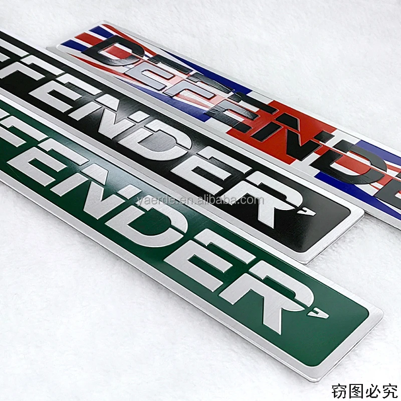Defender Car Hood Label Trunk Modification Stickers Land Rover Defender ...